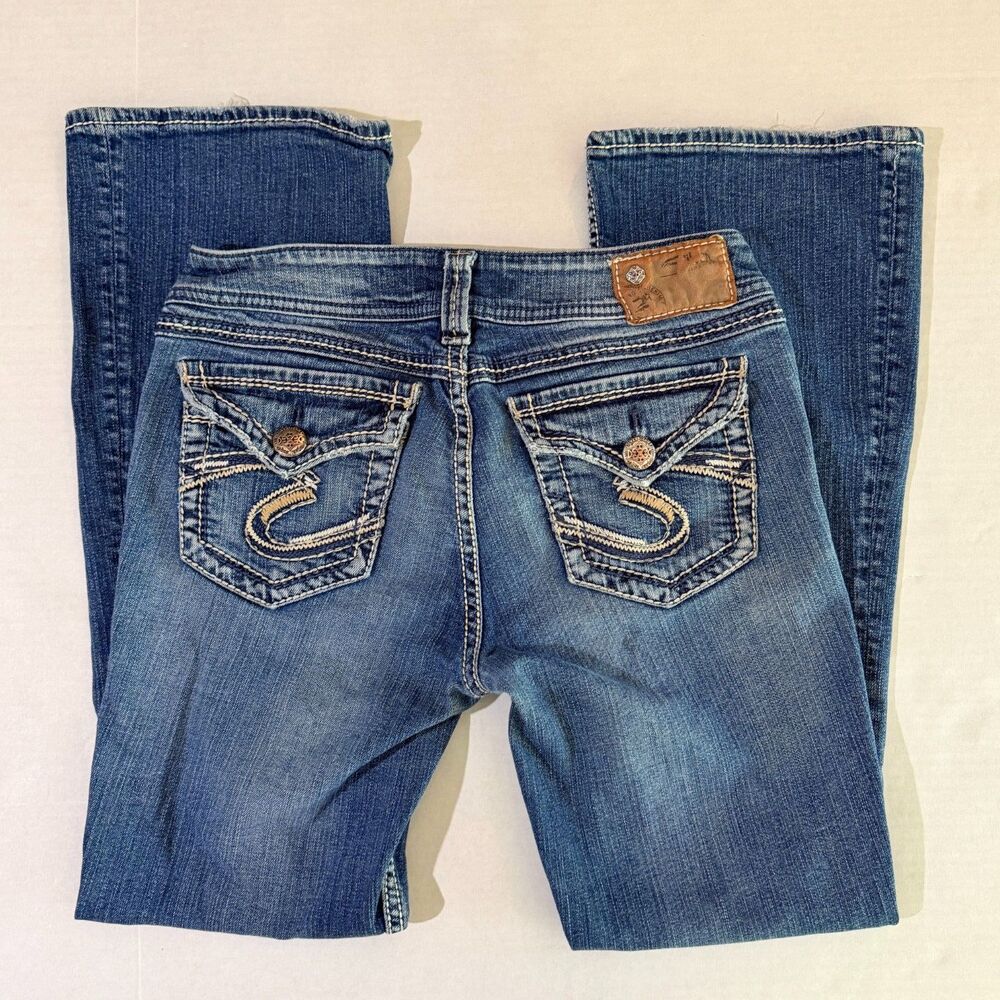 Silver Jeans Co, Suki Surplus Medium Wash Bootcut, 28 Y2K Era Denim